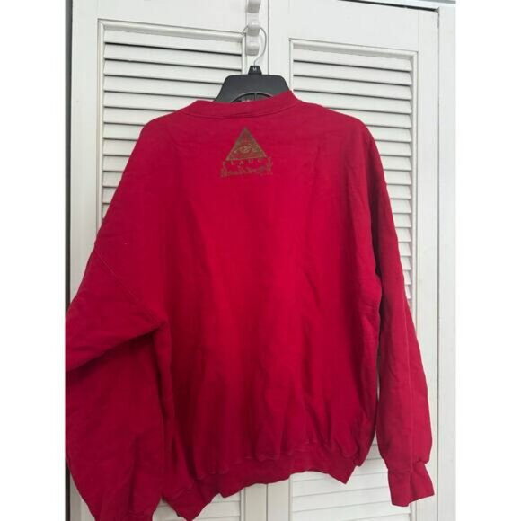 FLAUCY FITS KING TUTS Vintage Hanes XL  Crewneck Sweater Pharaoh - Picture 2 of 6